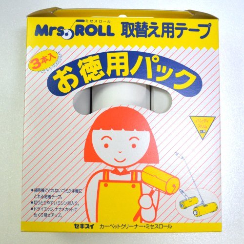 Amazon.co.jp: 積水化学 ミセスロール取替え用テープお徳用3本入 Amazon.co.jp: 積水化学 ミセスロール取替え用テープお徳用3本入